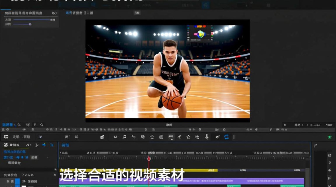 篮球视频剪辑技巧，打造精彩视觉盛宴-图1