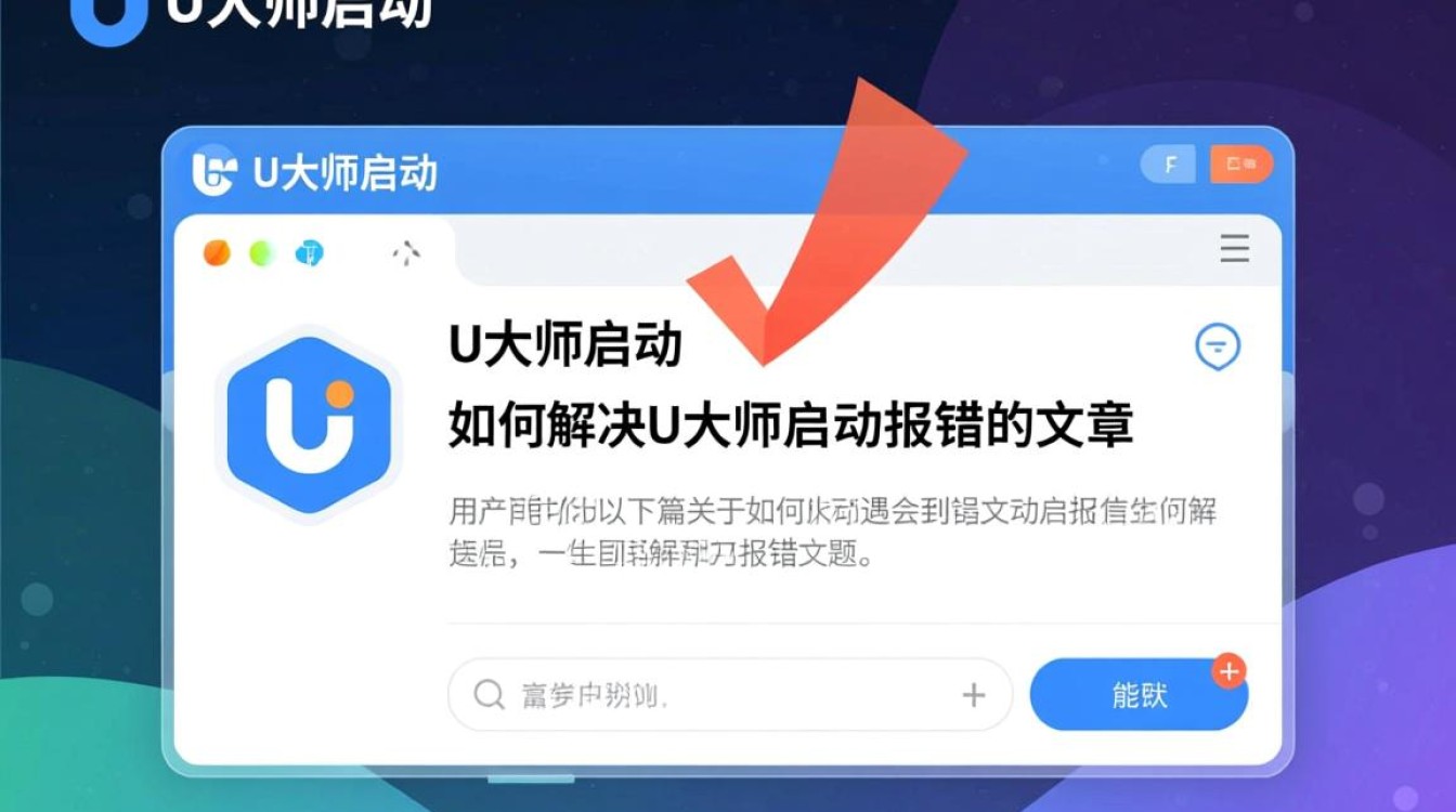 U大师启动报错故障排查指南-图3