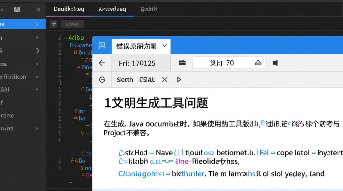 Java文档生成首部错误排查指南-图2
