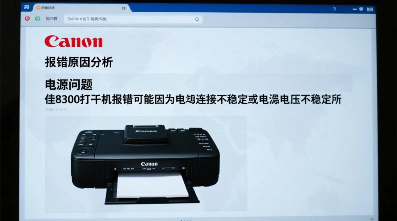 佳能8300打印机常见报错代码解析-图2