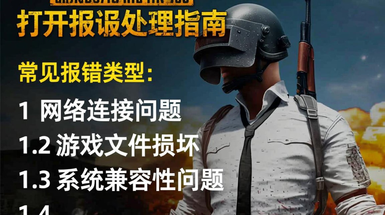 绝地求生，打开游戏报错问题解析-图1