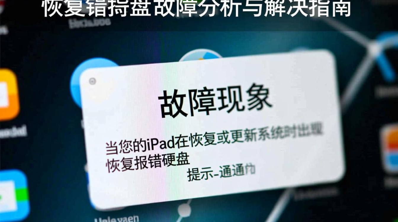 iPad恢复时遭遇硬盘错误问题解析-图1
