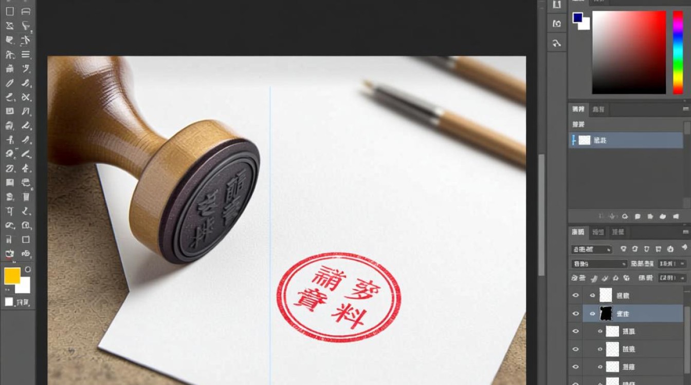 PS制作公章教程-图3