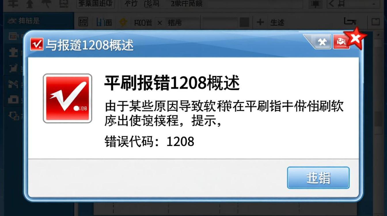 平刷软件错误代码1208故障排查指南-图2