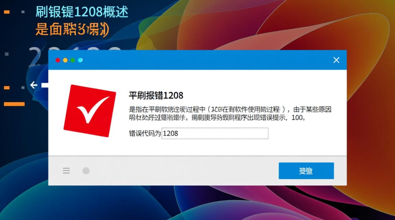 平刷软件错误代码1208故障排查指南-图3