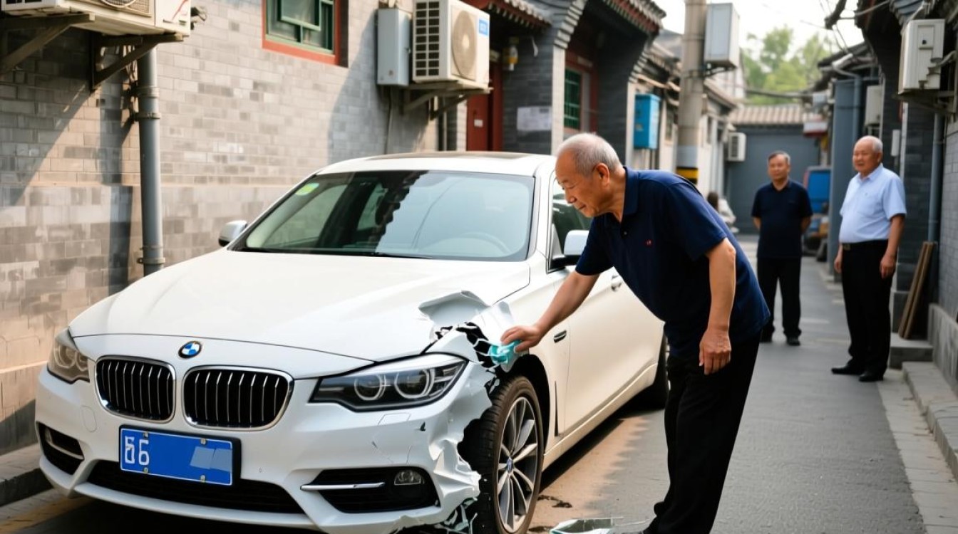新车胡同遭遇不测，大爷一划到底引纠纷-图1