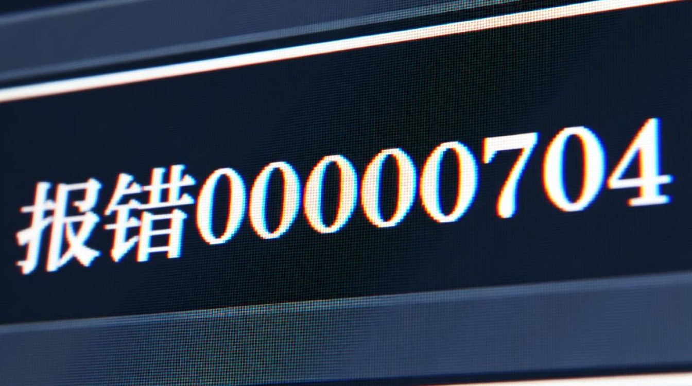 解析报错代码00000704，原因及解决方法-图1