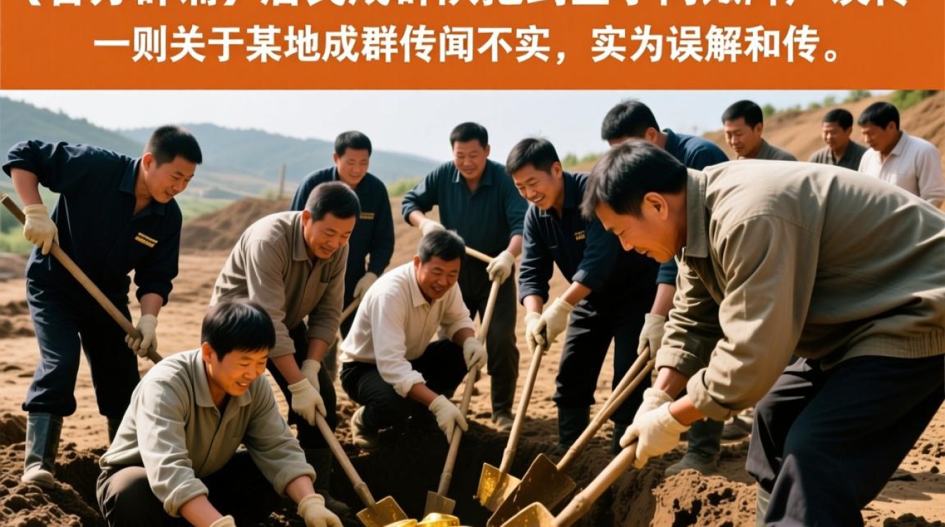 官方澄清，居民集体挖到金子传闻不实-图2