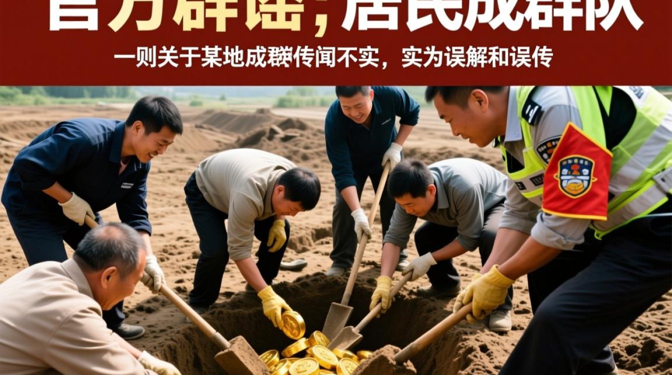 官方澄清，居民集体挖到金子传闻不实-图3