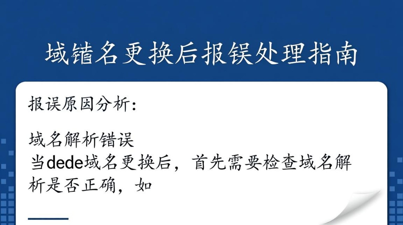 Dede域名更换后出现报错问题解析-图1 Dede域名更换后出现报错问题解析-图1