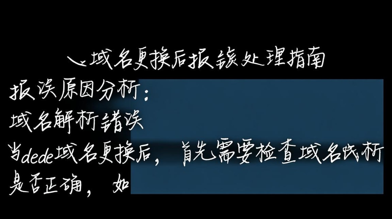 Dede域名更换后出现报错问题解析-图2 Dede域名更换后出现报错问题解析-图2