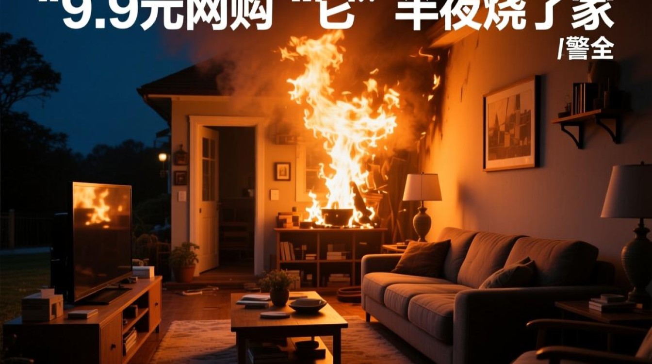 网购小物深夜引发火灾，9.9元商品烧毁家园-图1