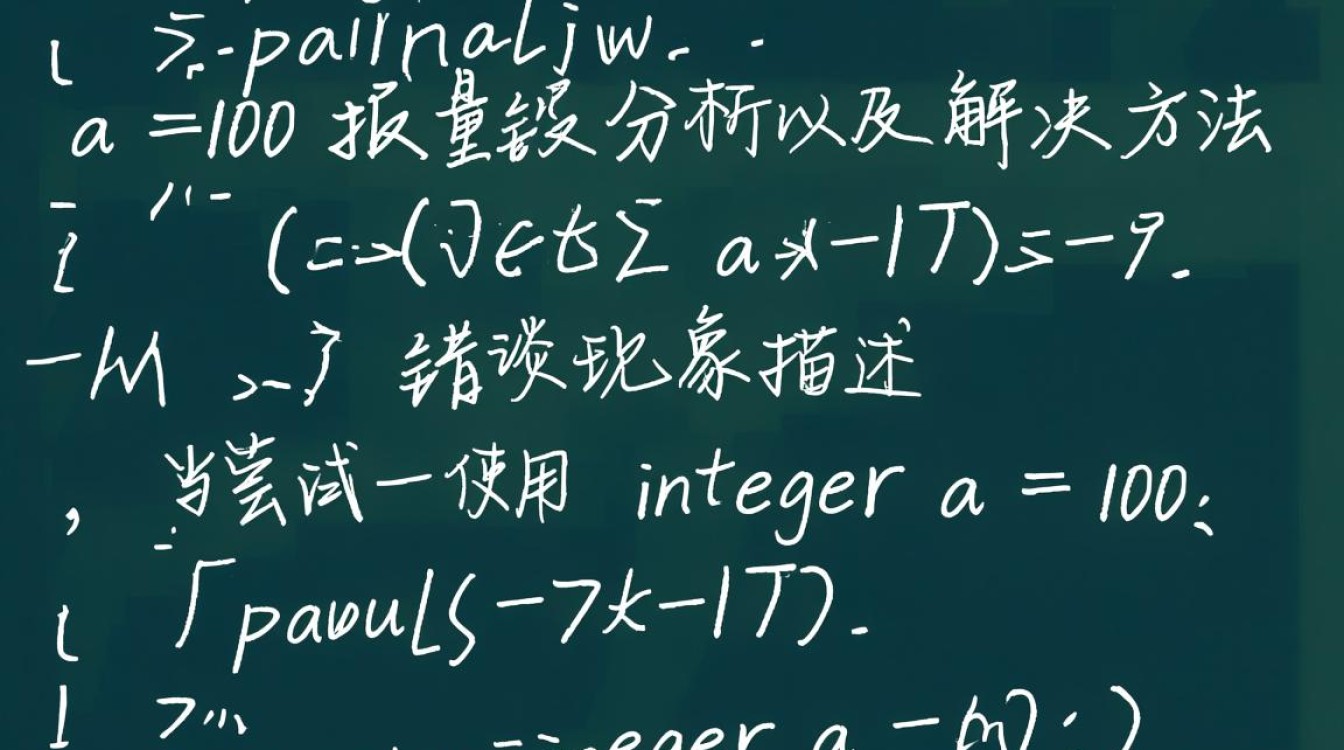整数变量初始化错误，integer a=100报错原因分析-图1