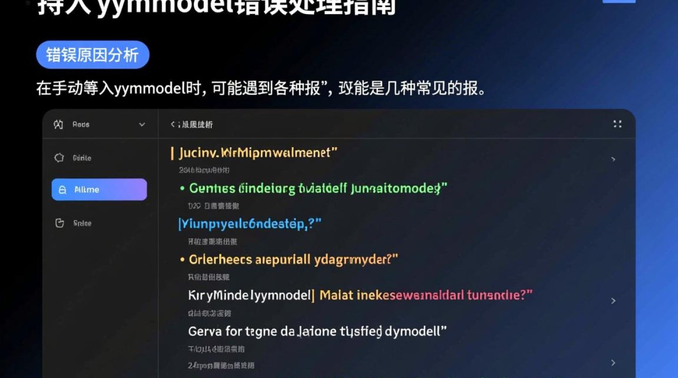 手动导入yymodel时遇到的错误及解决方案-图2