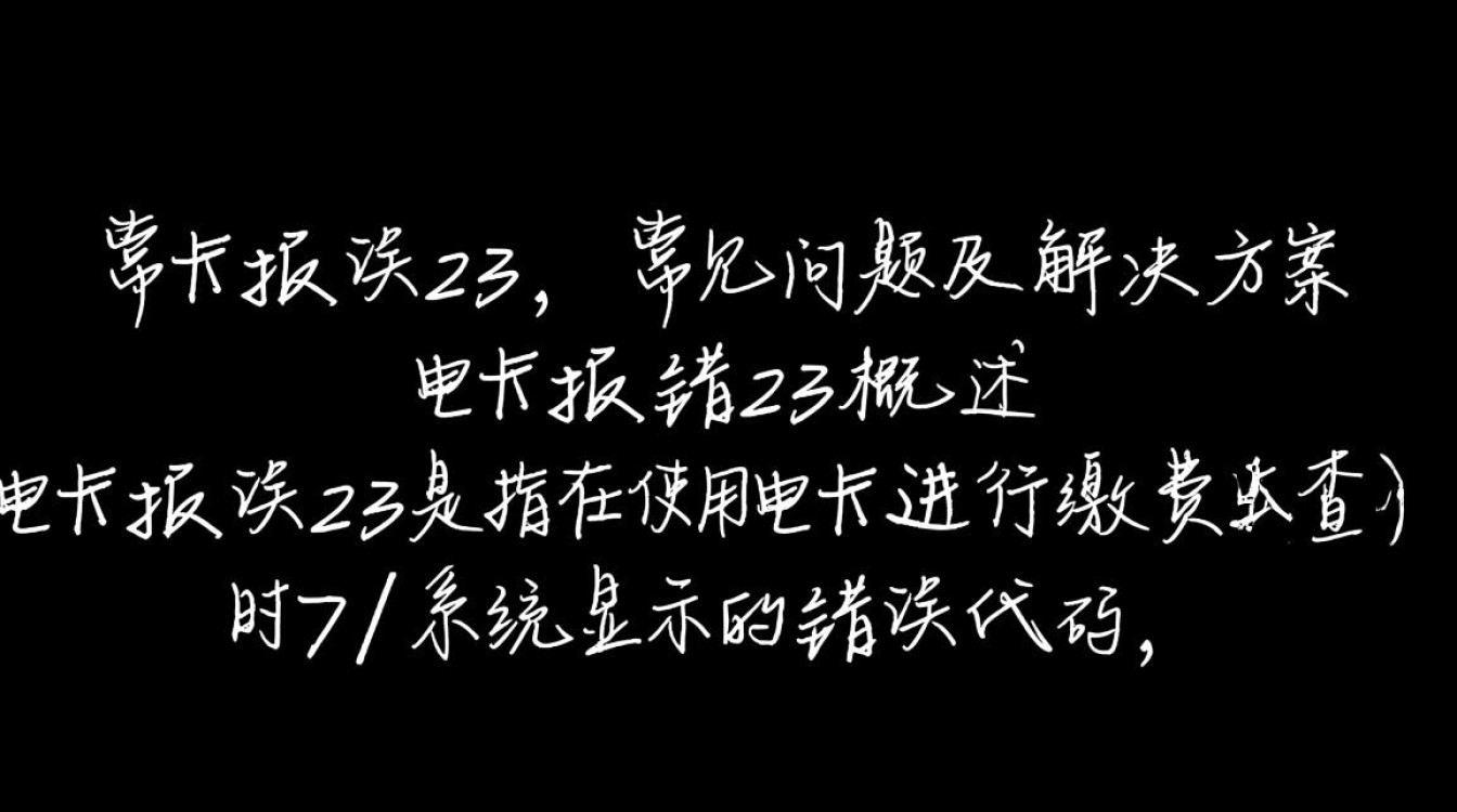 电卡故障代码23快速排查指南-图1