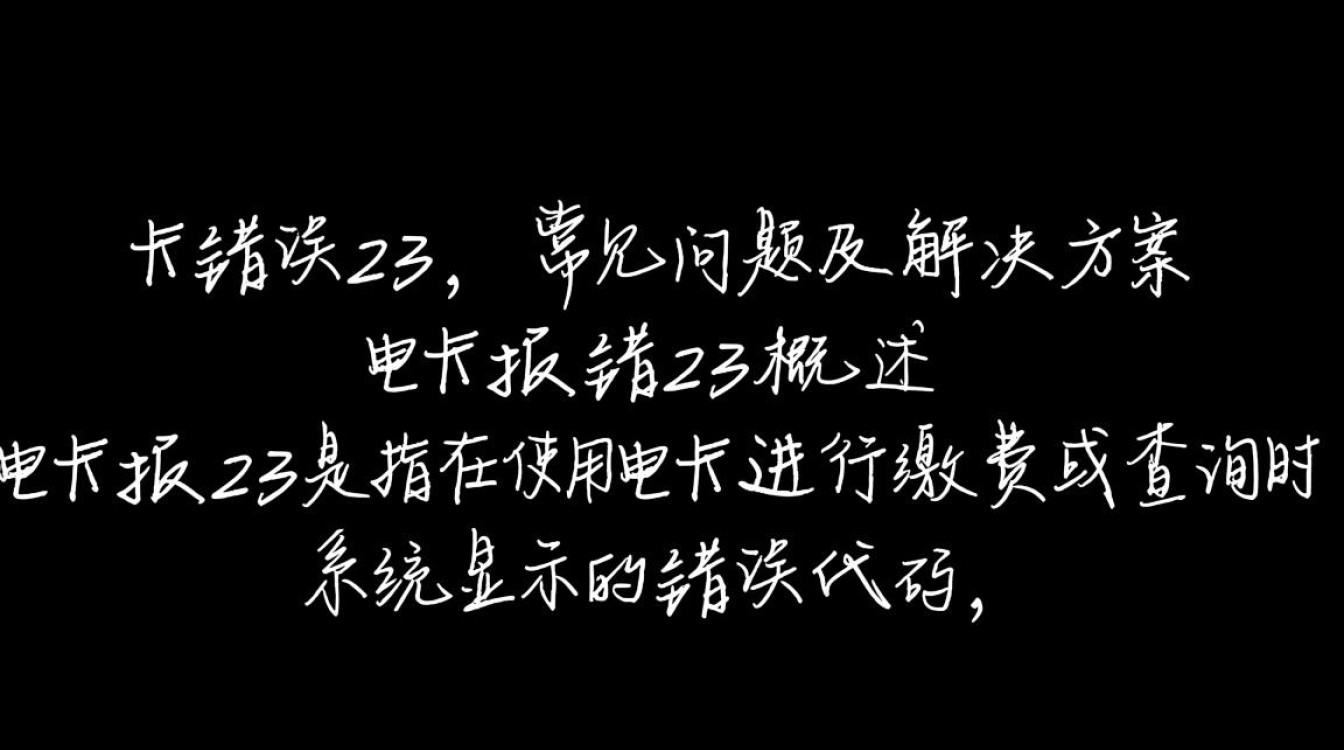 电卡故障代码23快速排查指南-图3