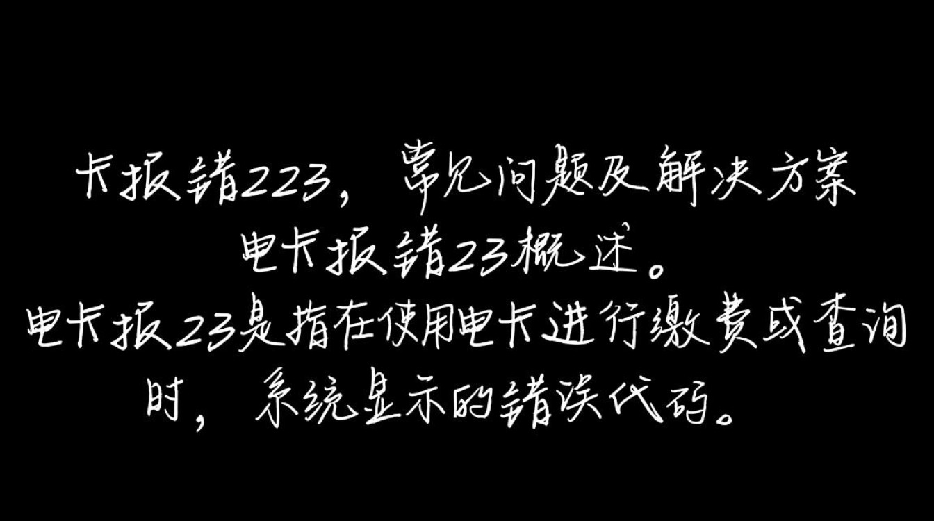 电卡故障代码23快速排查指南-图2