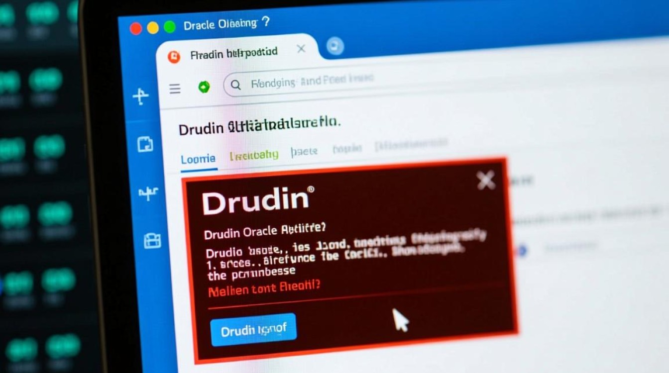Druid连接Oracle数据库错误排查指南-图1