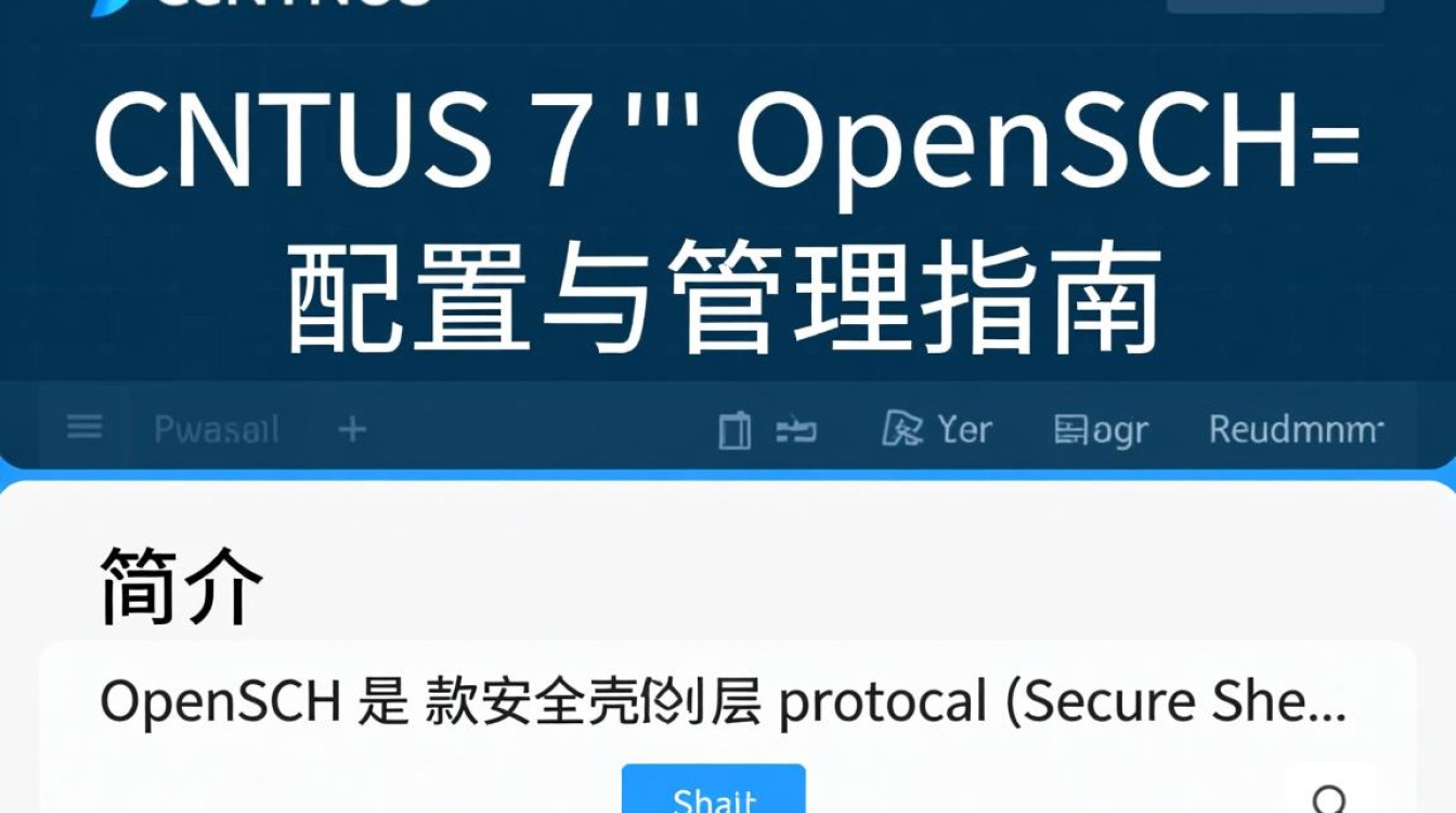 CentOS 7系统下OpenSSH配置与使用指南-图1