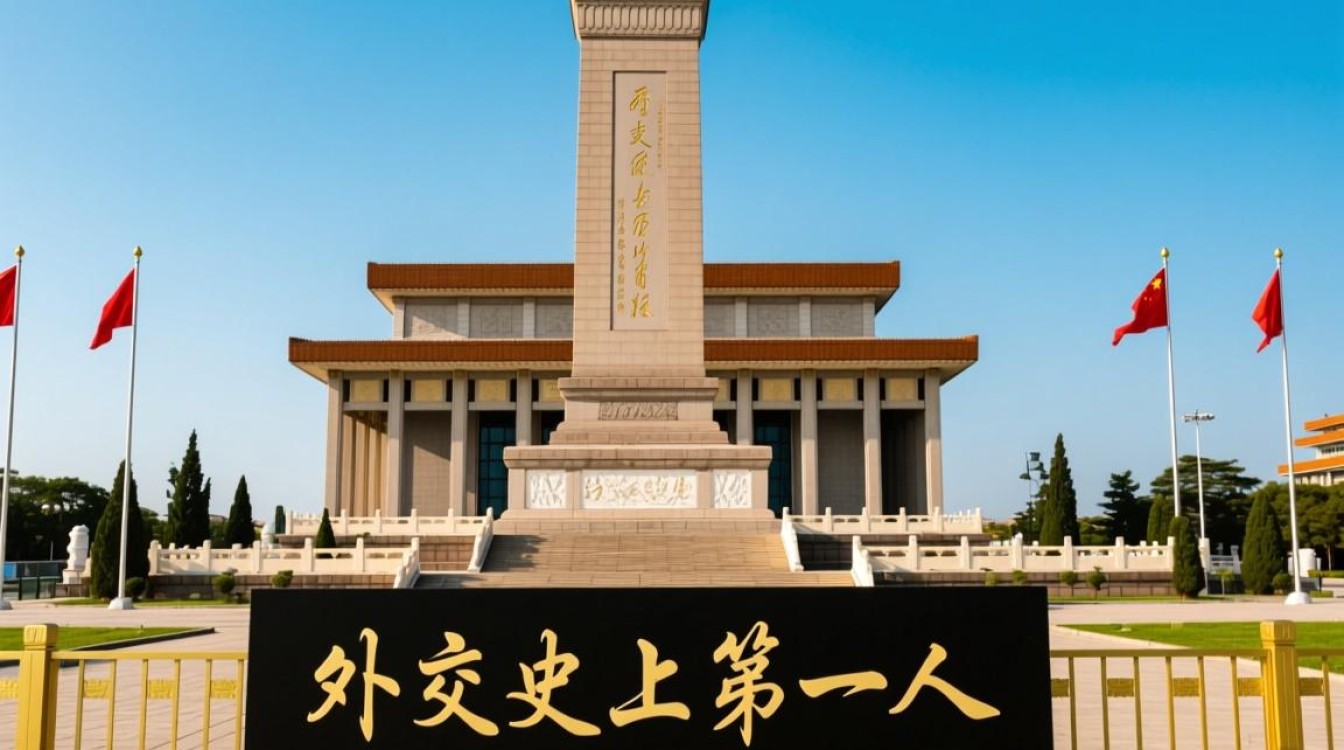 ‘外交史上第一人’碑前历史性瞬间，珍贵照片曝光-图2