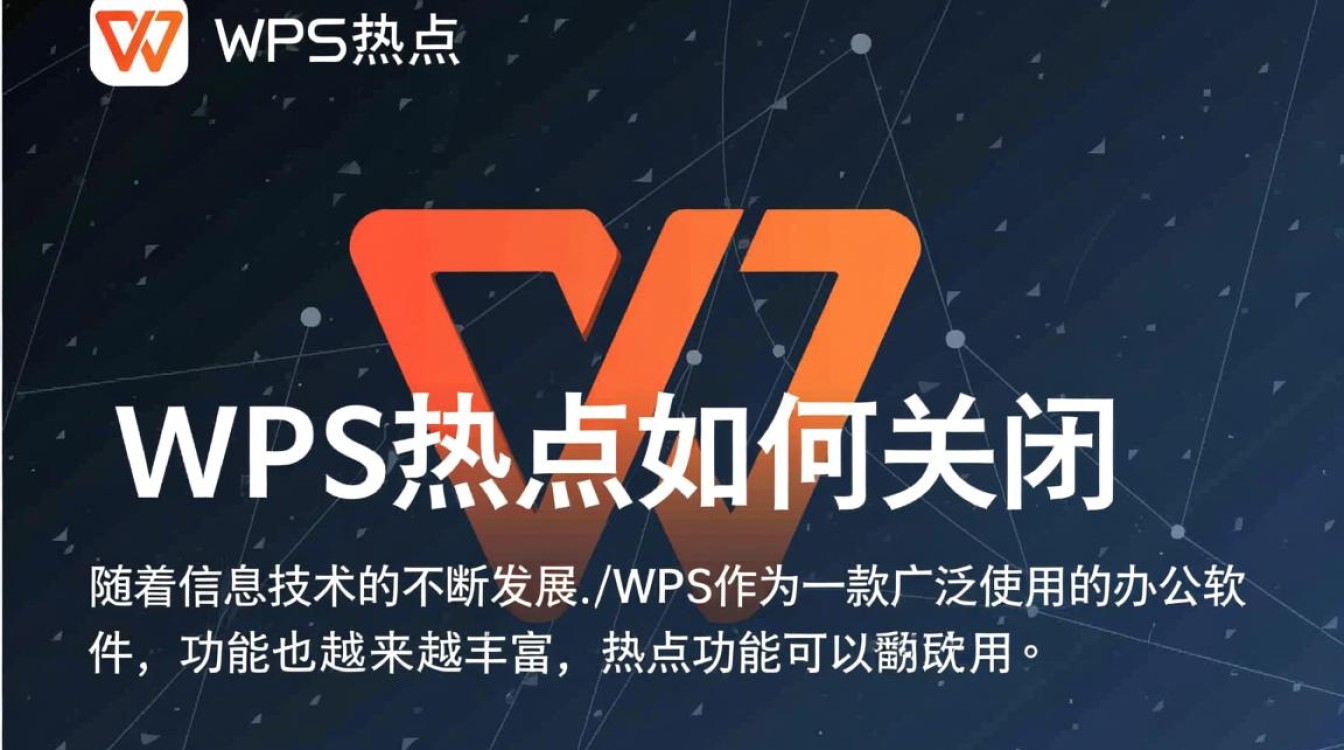 如何关闭WPS热点功能？-图1