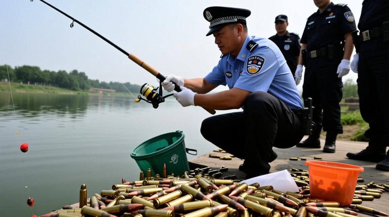 钓友钓到108发子弹！惊呼，这不是大鱼，是炸弹？-图2