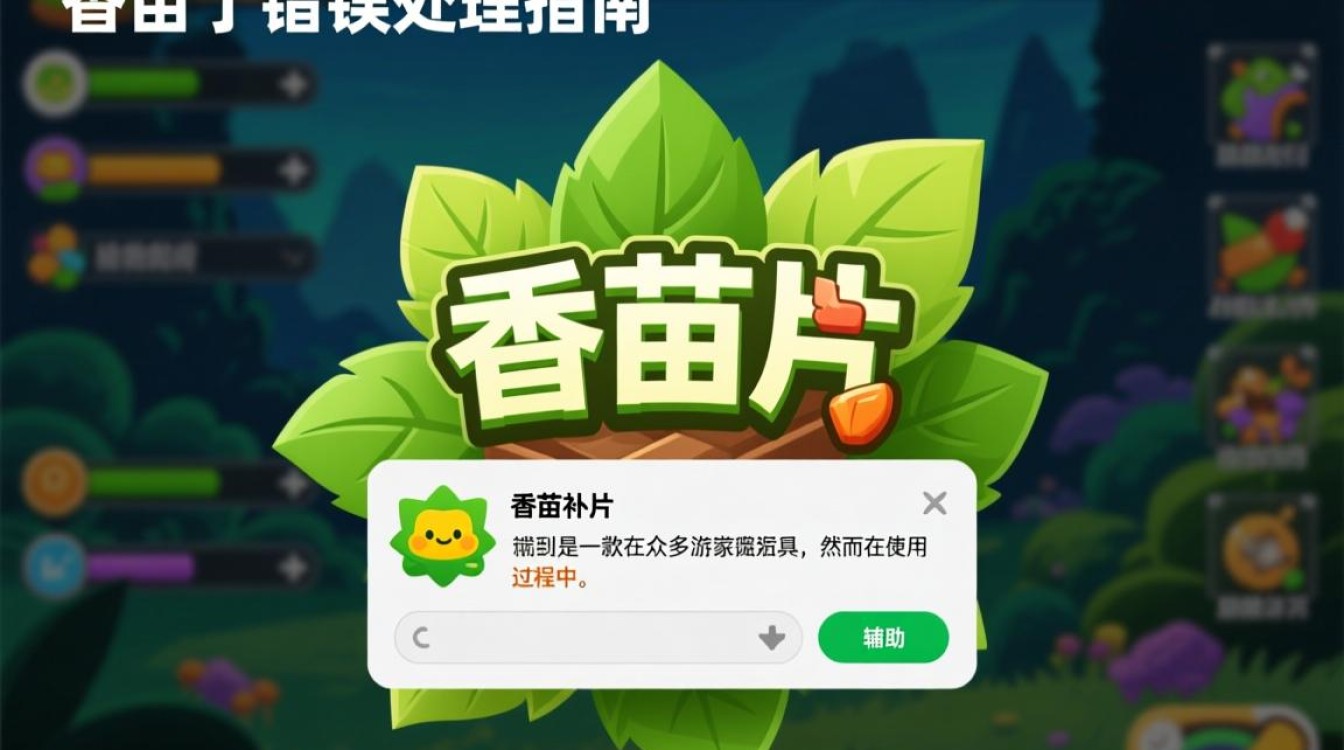 香苗补丁错误排查指南-图1