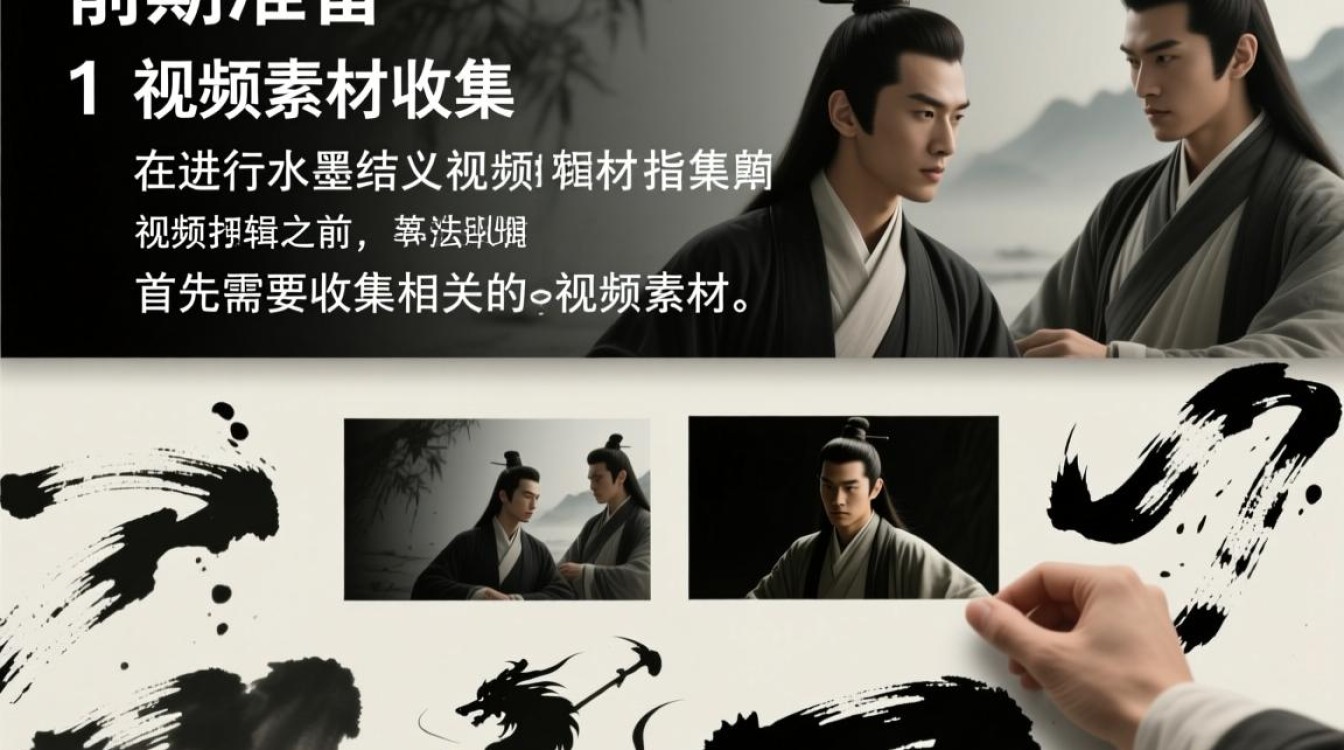水墨风韵，结义视频剪辑技巧解析-图2