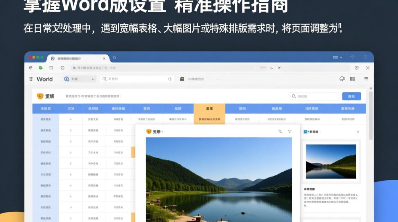 Word文档横版页面设置教程-图1 Word文档横版页面设置教程-图1