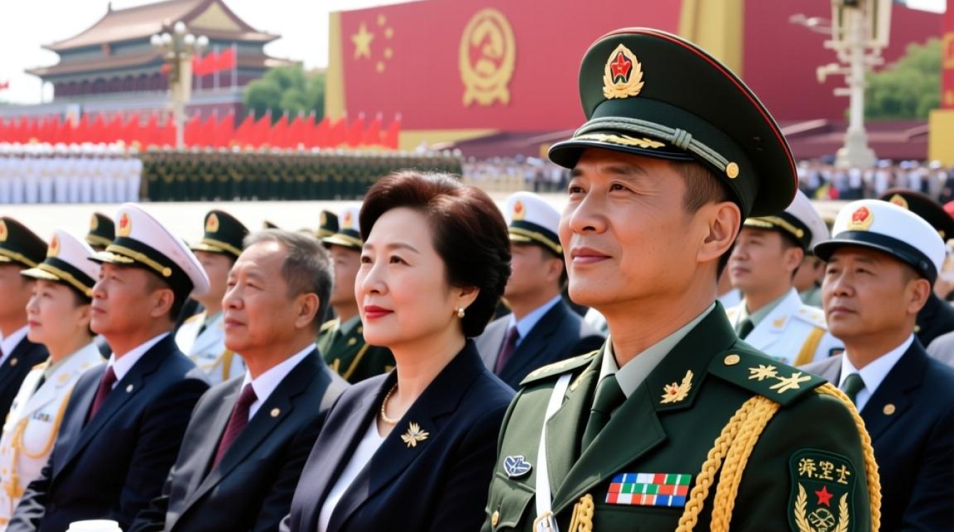‘海空卫士’王伟遗孀深情见证阅兵盛典-图1