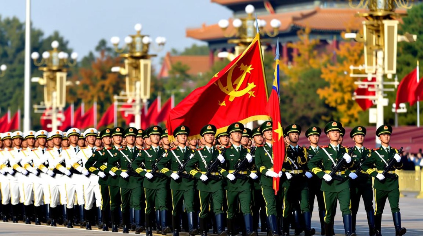 长安街受阅部队整装待发-图1