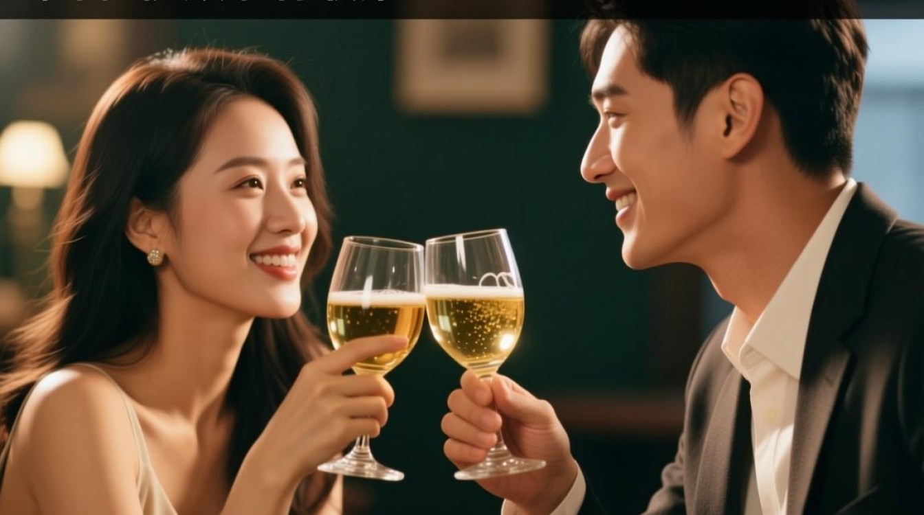 情侣甜蜜碰杯瞬间，视频剪辑攻略-图2