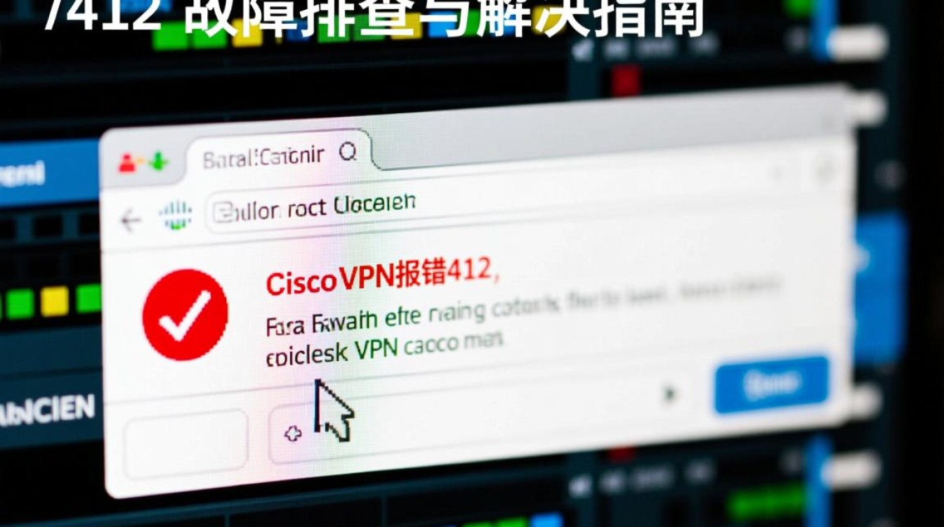 思科VPN报错412故障排查指南-图2