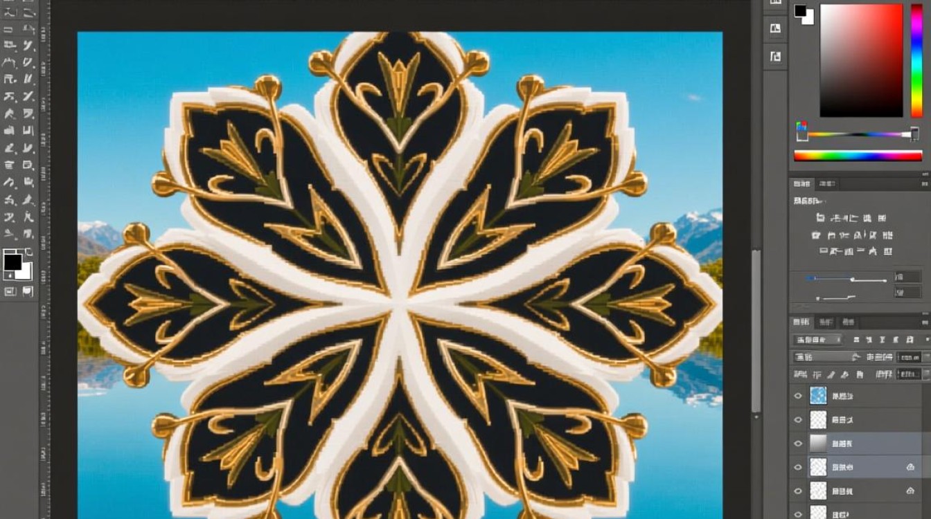 PS图像镜像对称处理技巧-图1