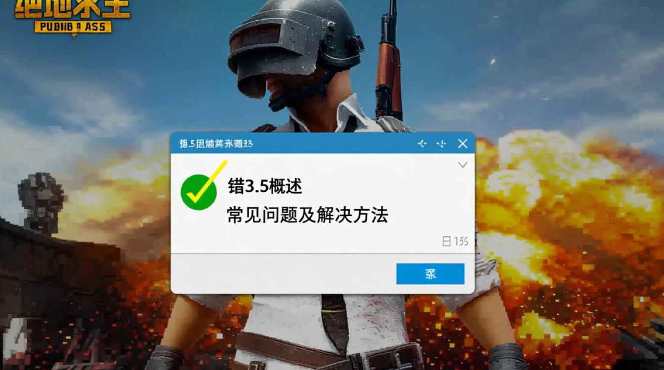 绝地求生3.5版本常见报错解析-图1