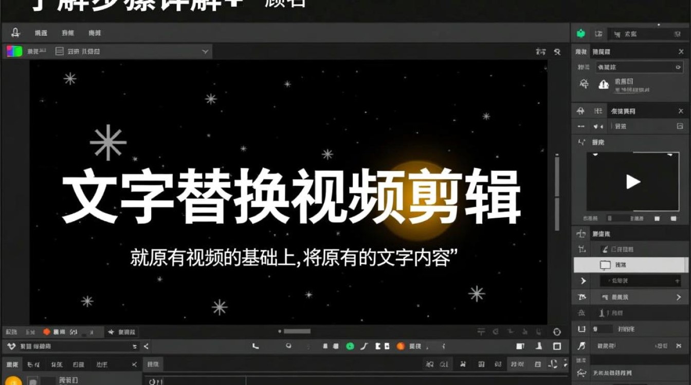 视频剪辑技巧,文字替换视频制作指南-图1 视频剪辑技巧,文字替换视频制作指南-图1