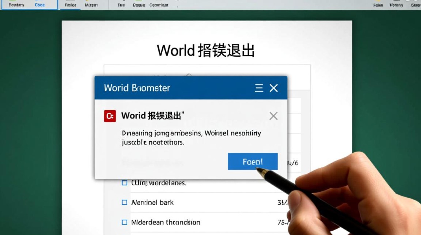 Word文档报错导致退出,快速排查与解决方法-图2 Word文档报错导致退出,快速排查与解决方法-图2