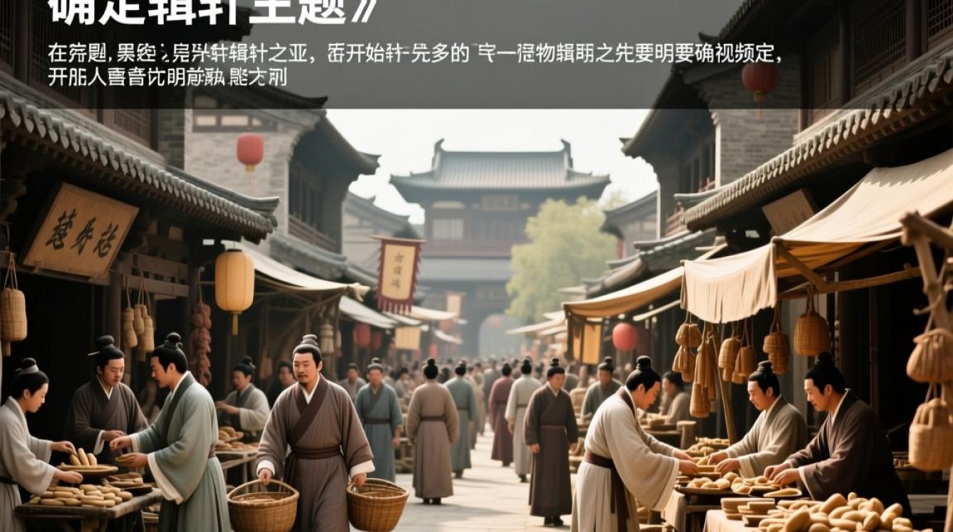 古代集市短视频制作与剪辑技巧-图1 古代集市短视频制作与剪辑技巧-图1