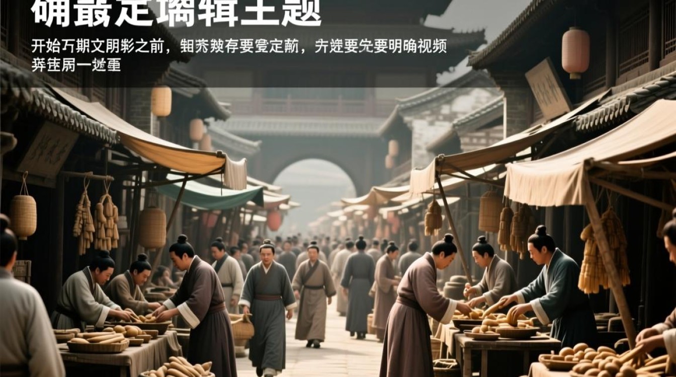 古代集市短视频制作与剪辑技巧-图2 古代集市短视频制作与剪辑技巧-图2