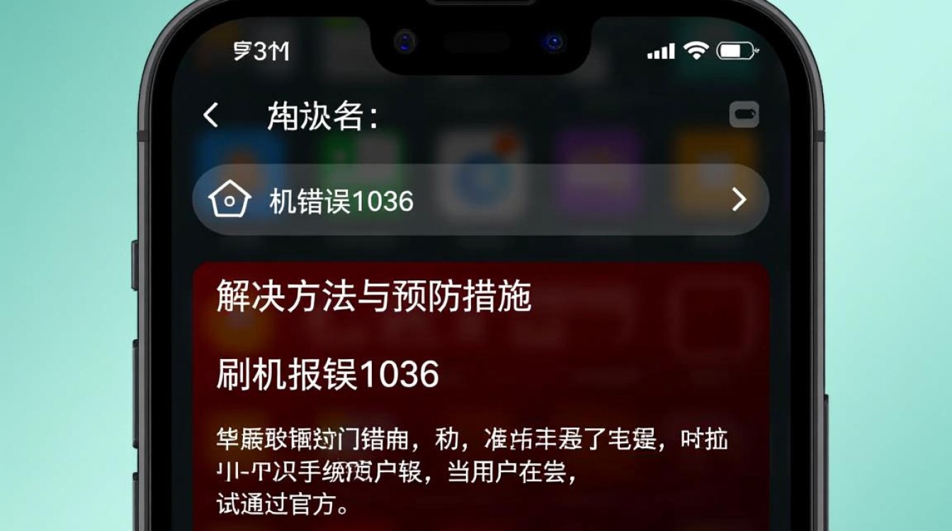 手机刷机遭遇1036错误代码解决方案-图1