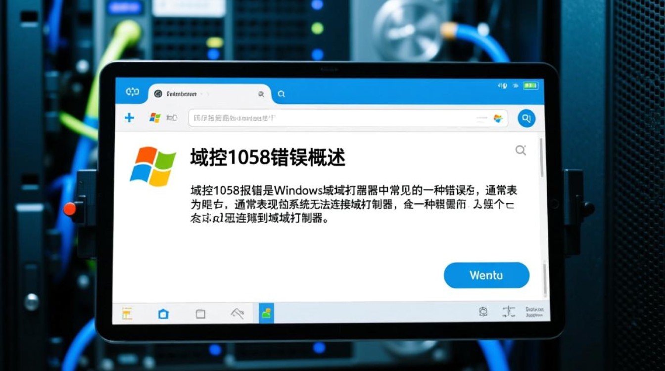 域控1058错误处理指南-图1
