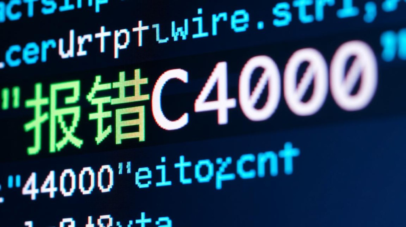 解决报错C4000，快速排查与修复指南-图1