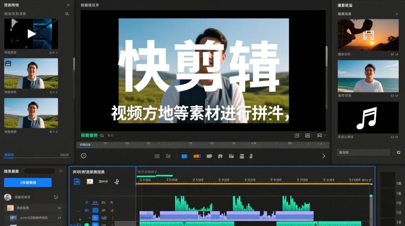 快剪辑视频拼凑教程，轻松制作创意视频-图2