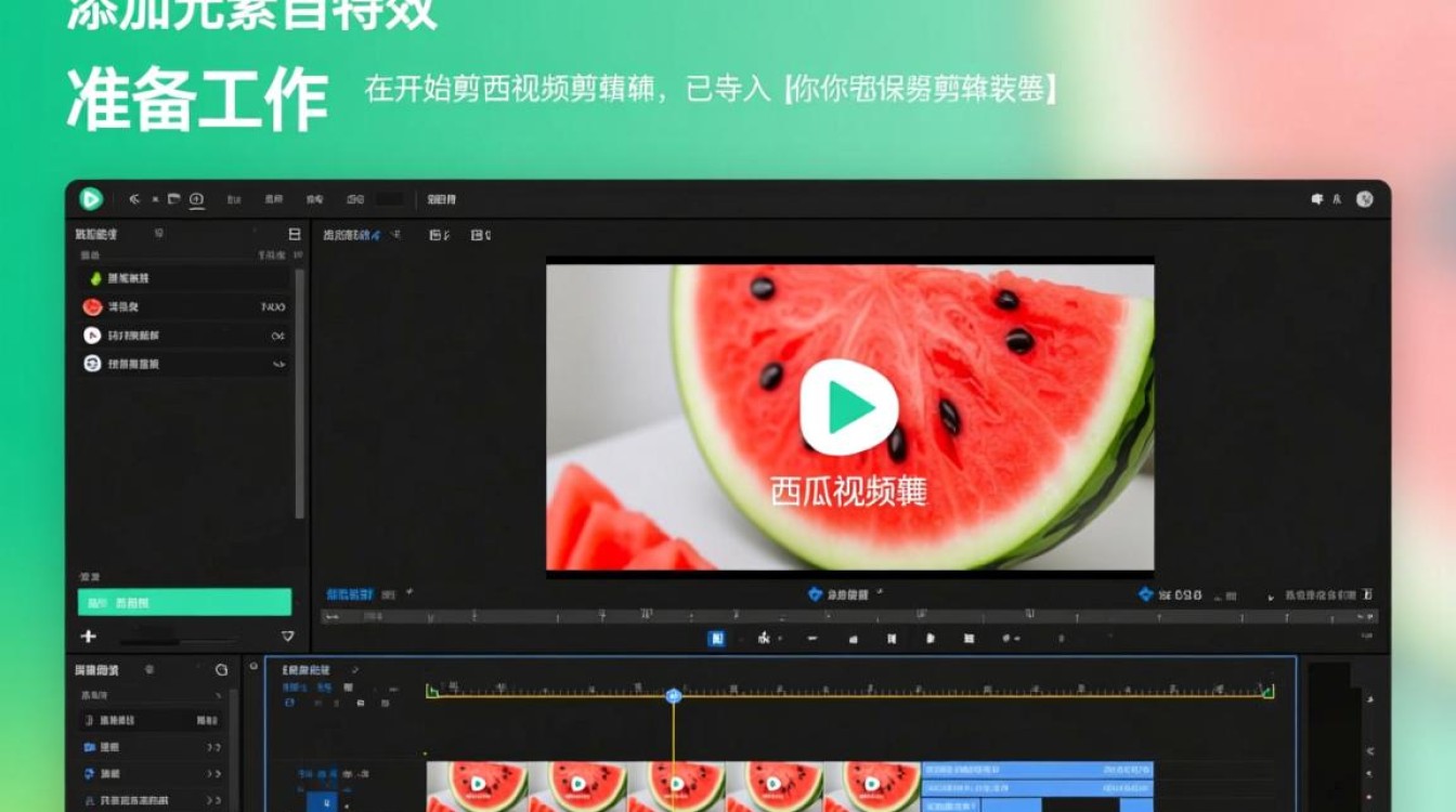 西瓜视频剪辑教程，轻松添加元素与特效-图2