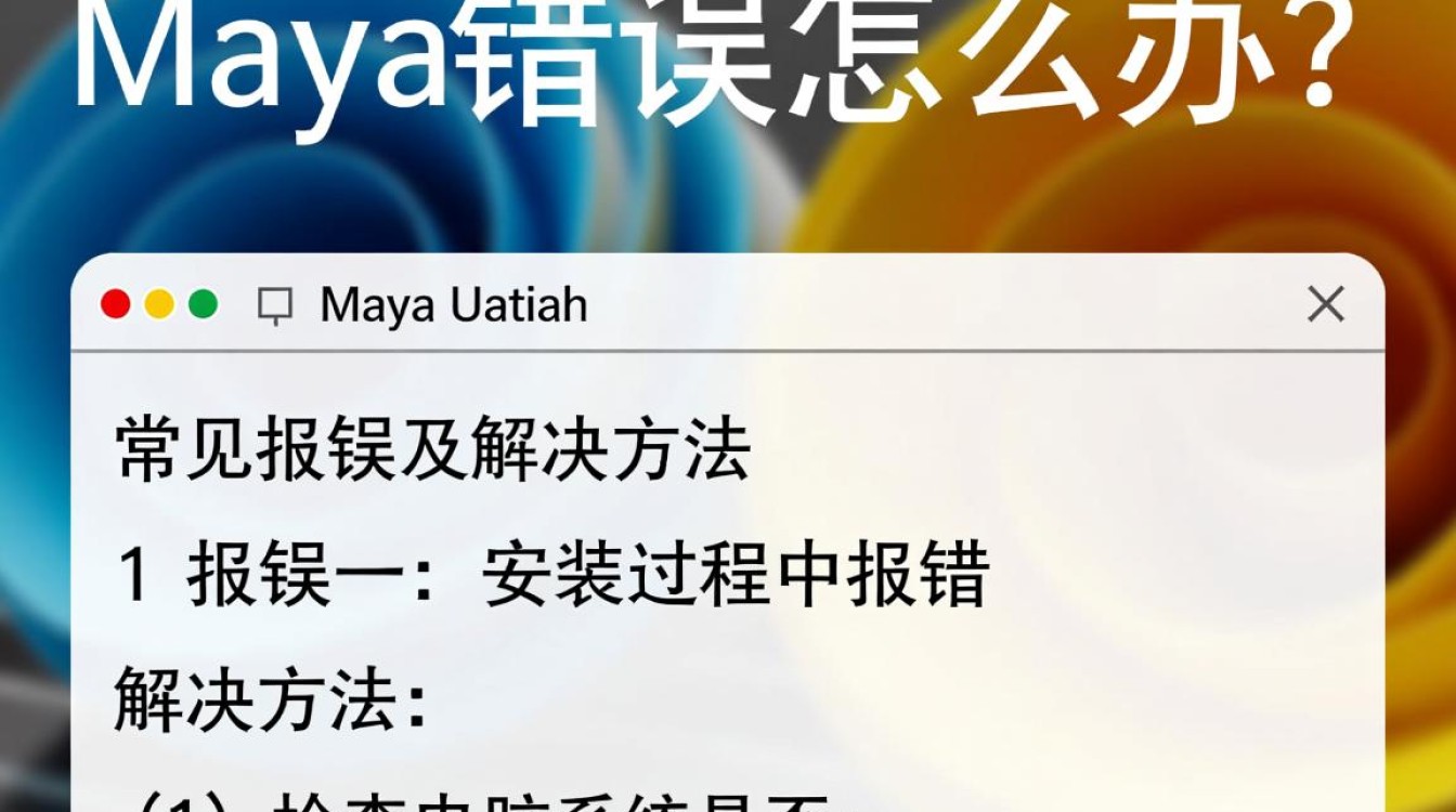 Maya安装电脑报错问题解析-图2 Maya安装电脑报错问题解析-图2