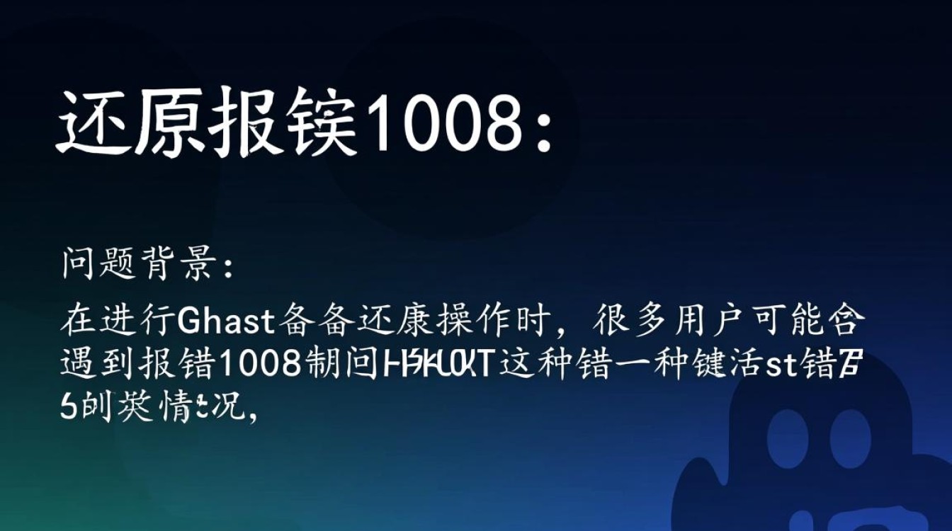 Ghost还原过程中出现错误代码1008的解决方法-图1