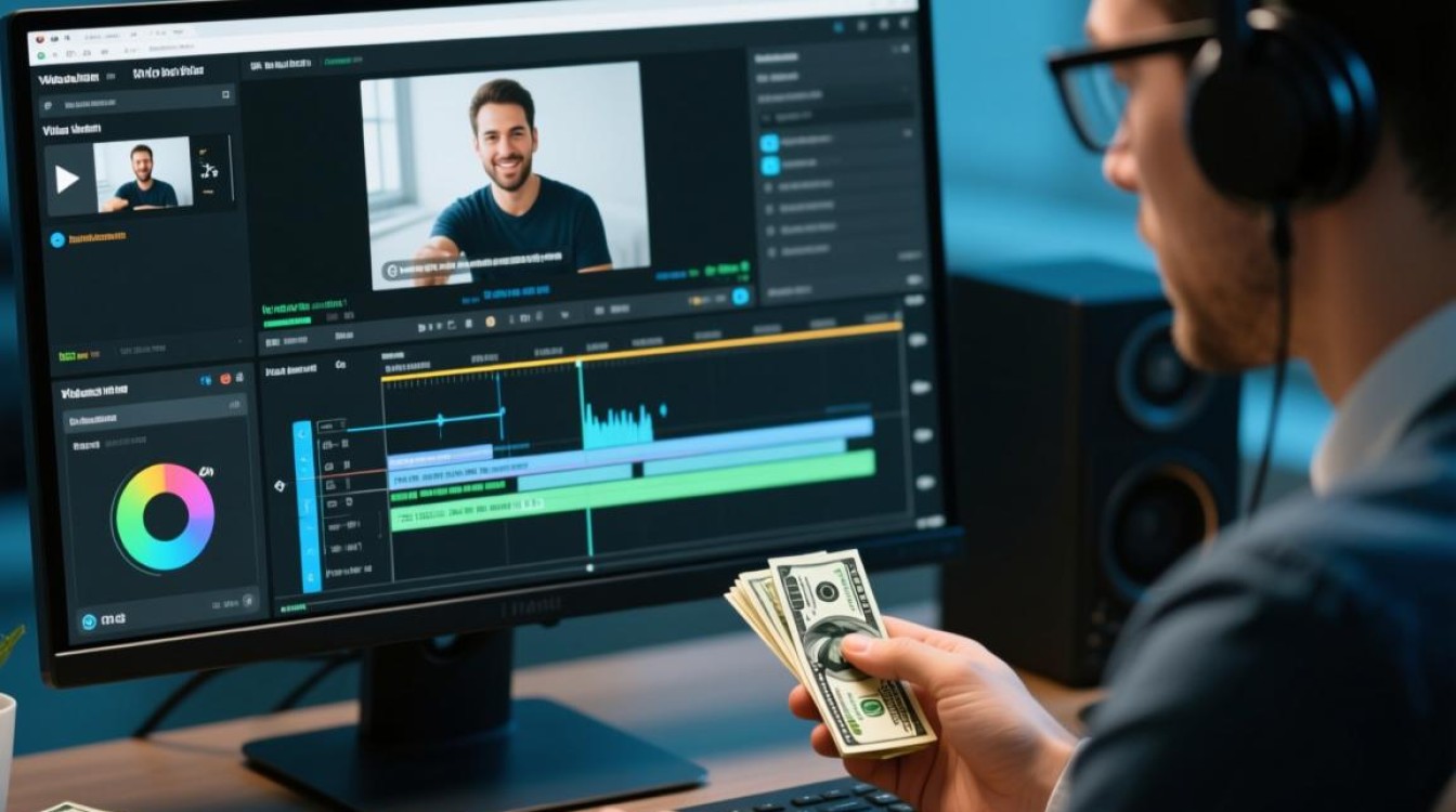 视频剪辑技巧，如何通过交手剪辑视频赚取收入-图1