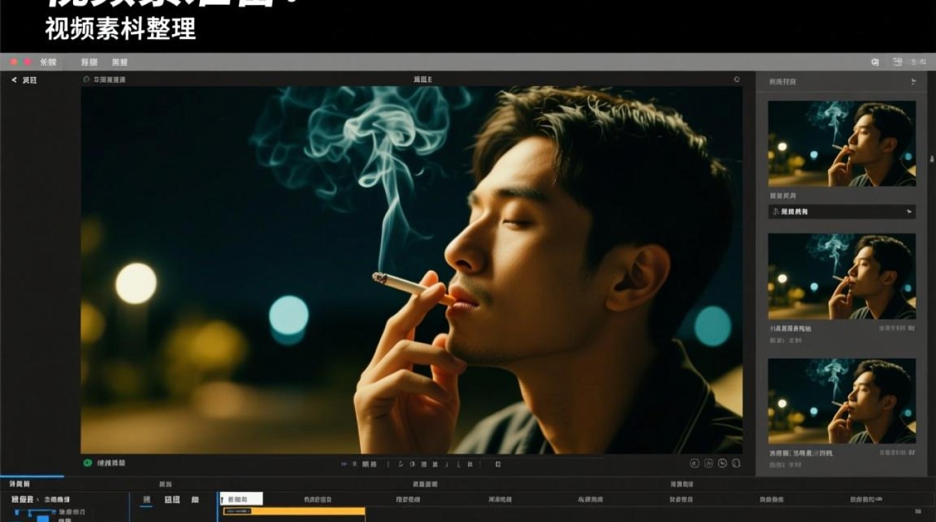 如何巧妙剪辑晚上抽烟视频，使其更具观赏性和艺术感？-图3