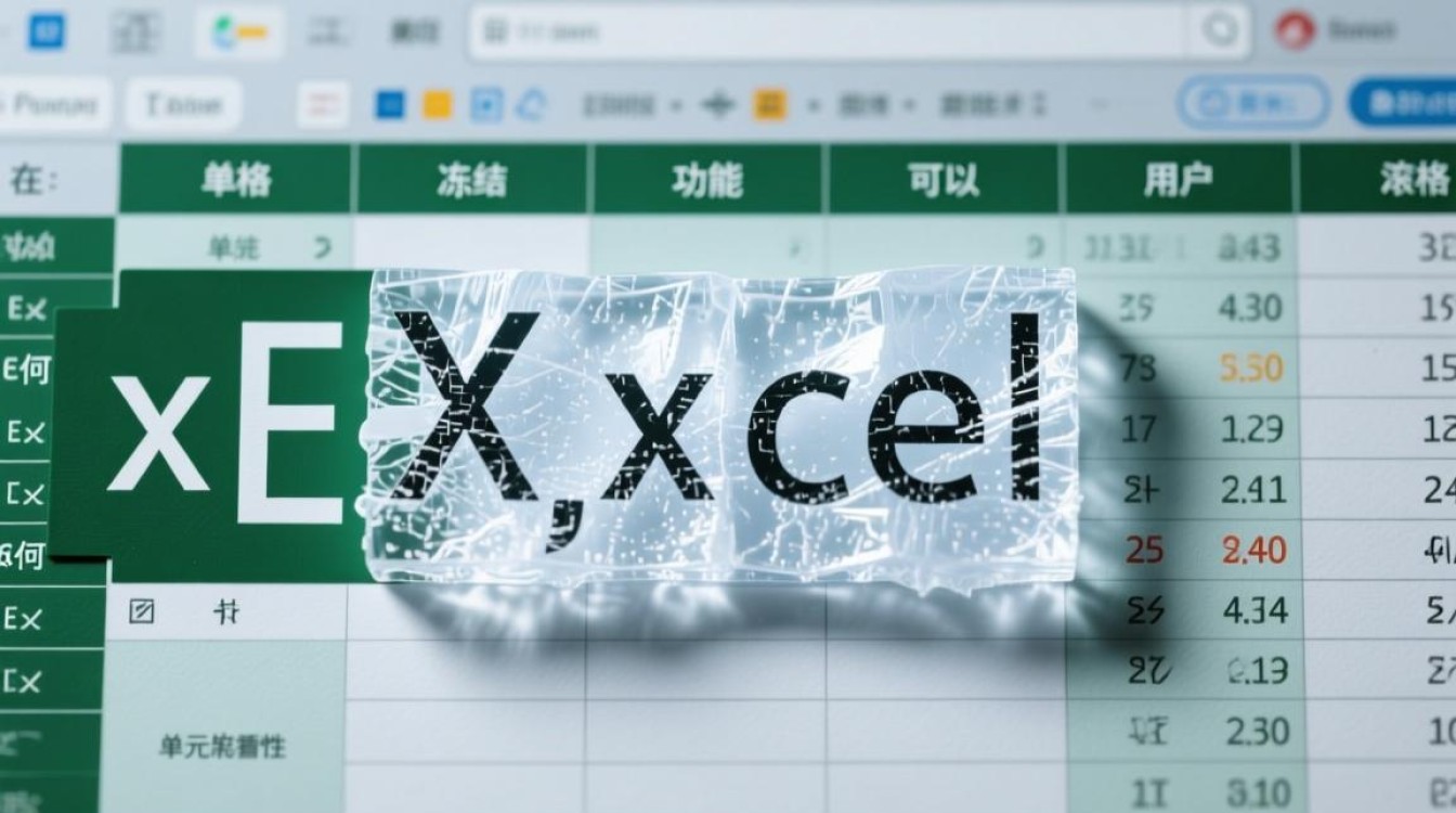 Excel中如何实现并操作冻结特定单元格，以便于多行多列同时查看？-图2