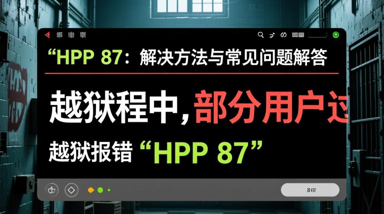 越狱报错hpp 87是哪个越狱工具导致的？如何解决这个具体错误？-图3